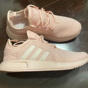 Adidas youth big girls x_plr icey pink sneakers